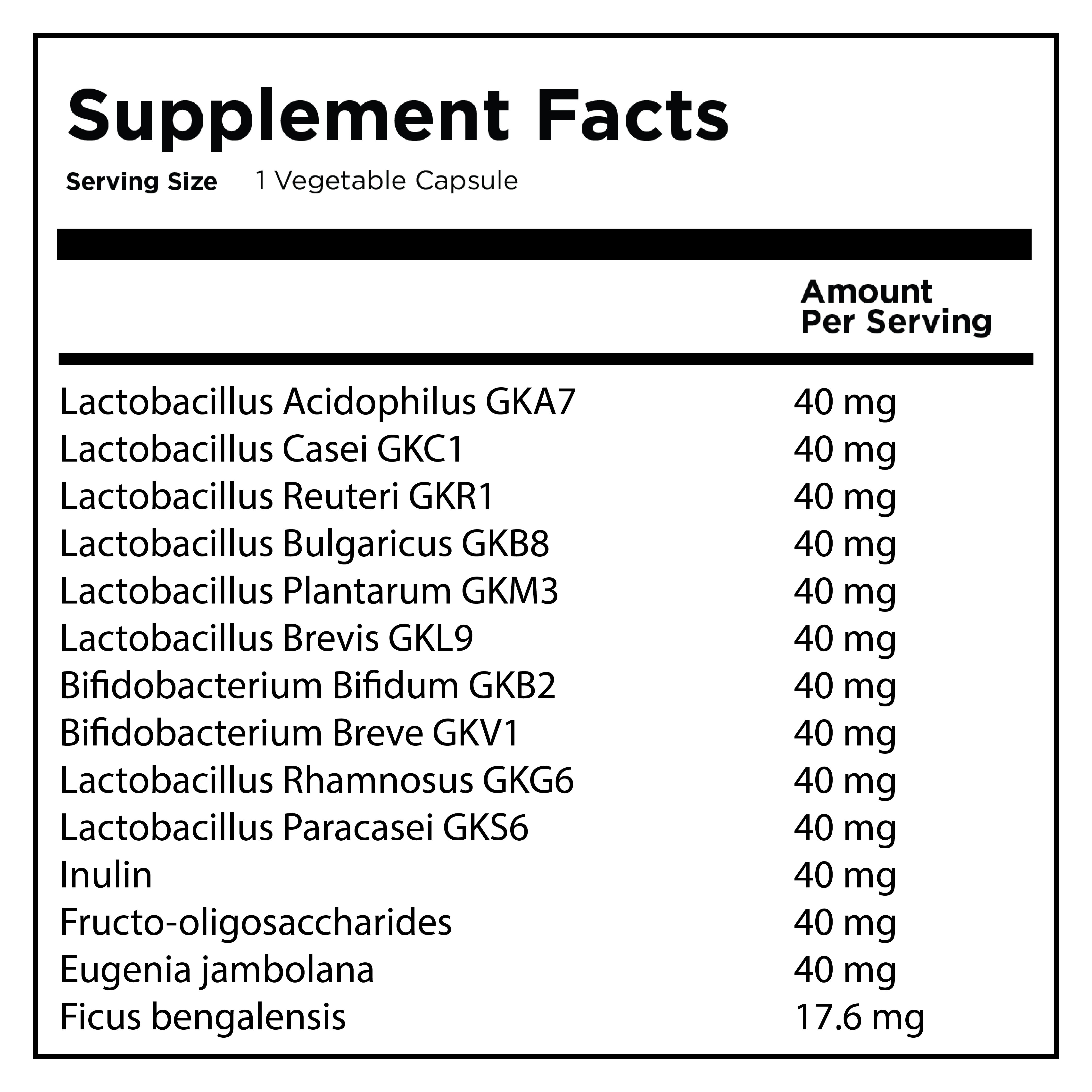 Probiotic Complex